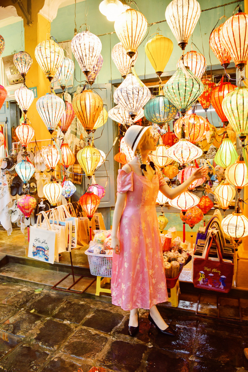 Jacqueline Heritage Mulberry Silk Off-the-Shoulder Midi Dress