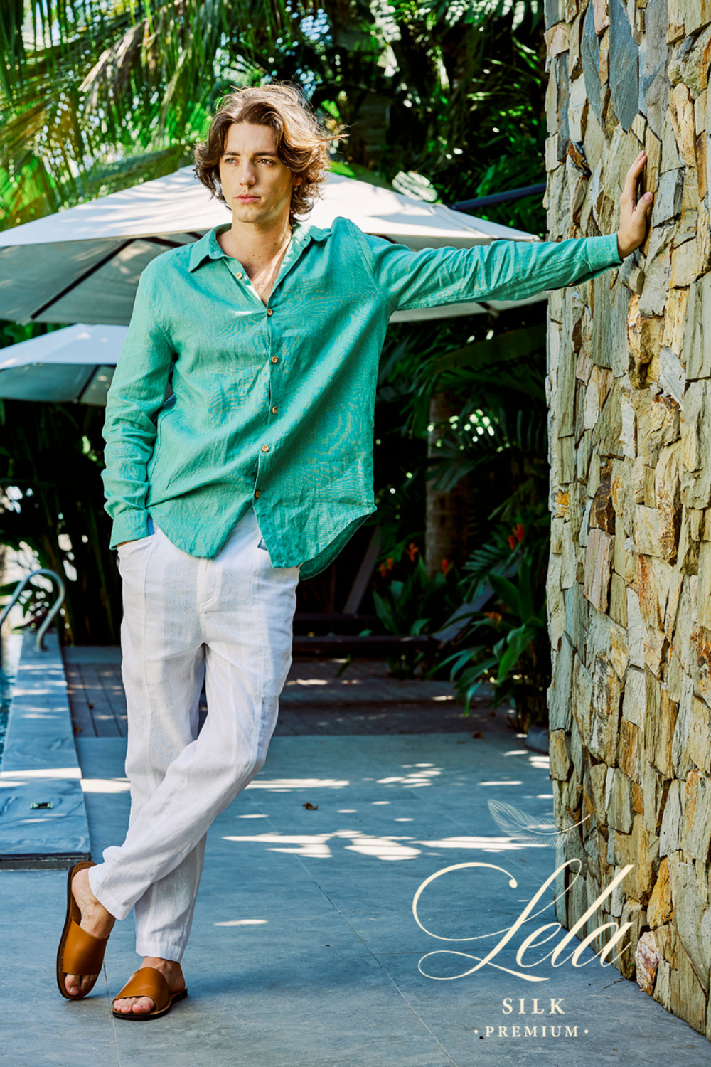 Men Pure Linen Shirt