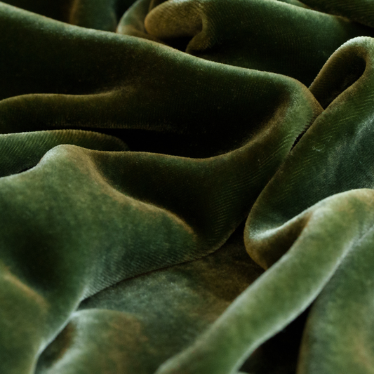 Silk Velvet by the yard in Juniper