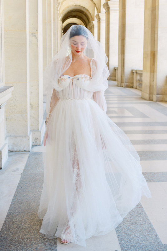 Héloïse Wedding Dress with sew-in Veil