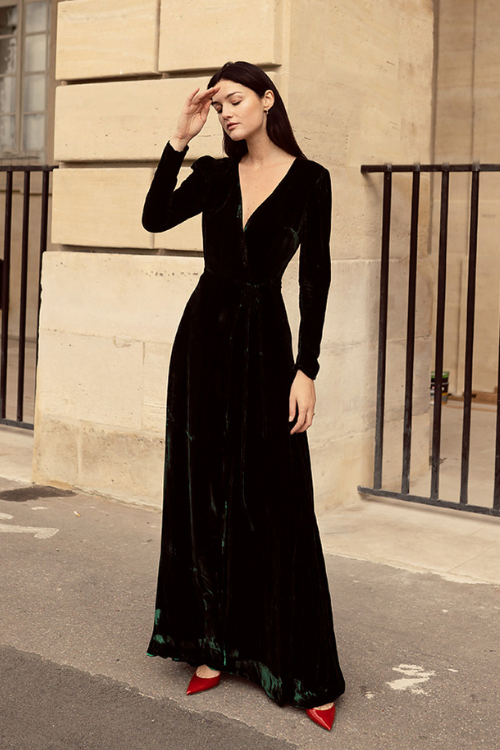 HALEY Velvet Evening Gown Lelasilk HALEY Velvet Evening Gown Lelasilk