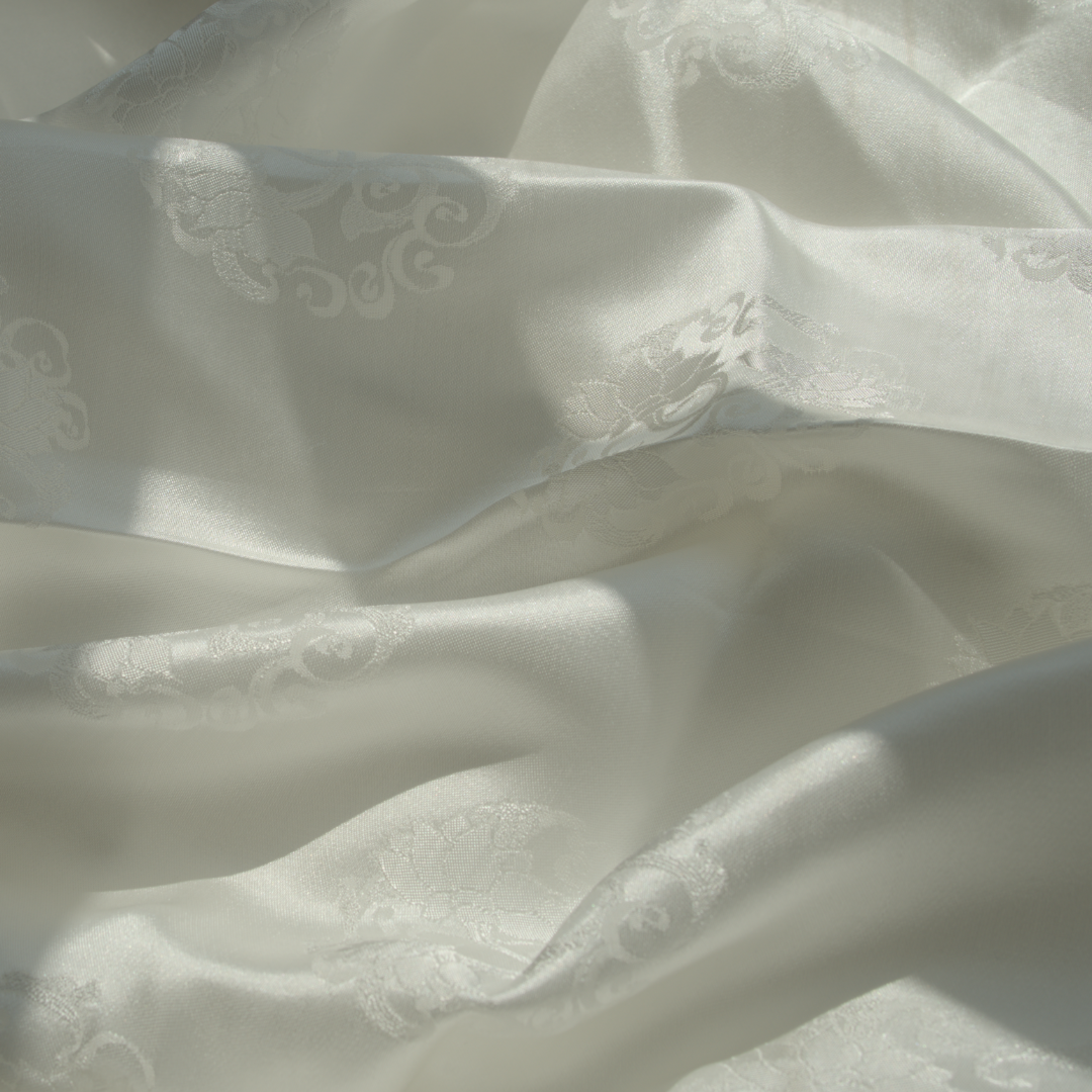 Handmade Mulberry Silk - Ivory Lotus