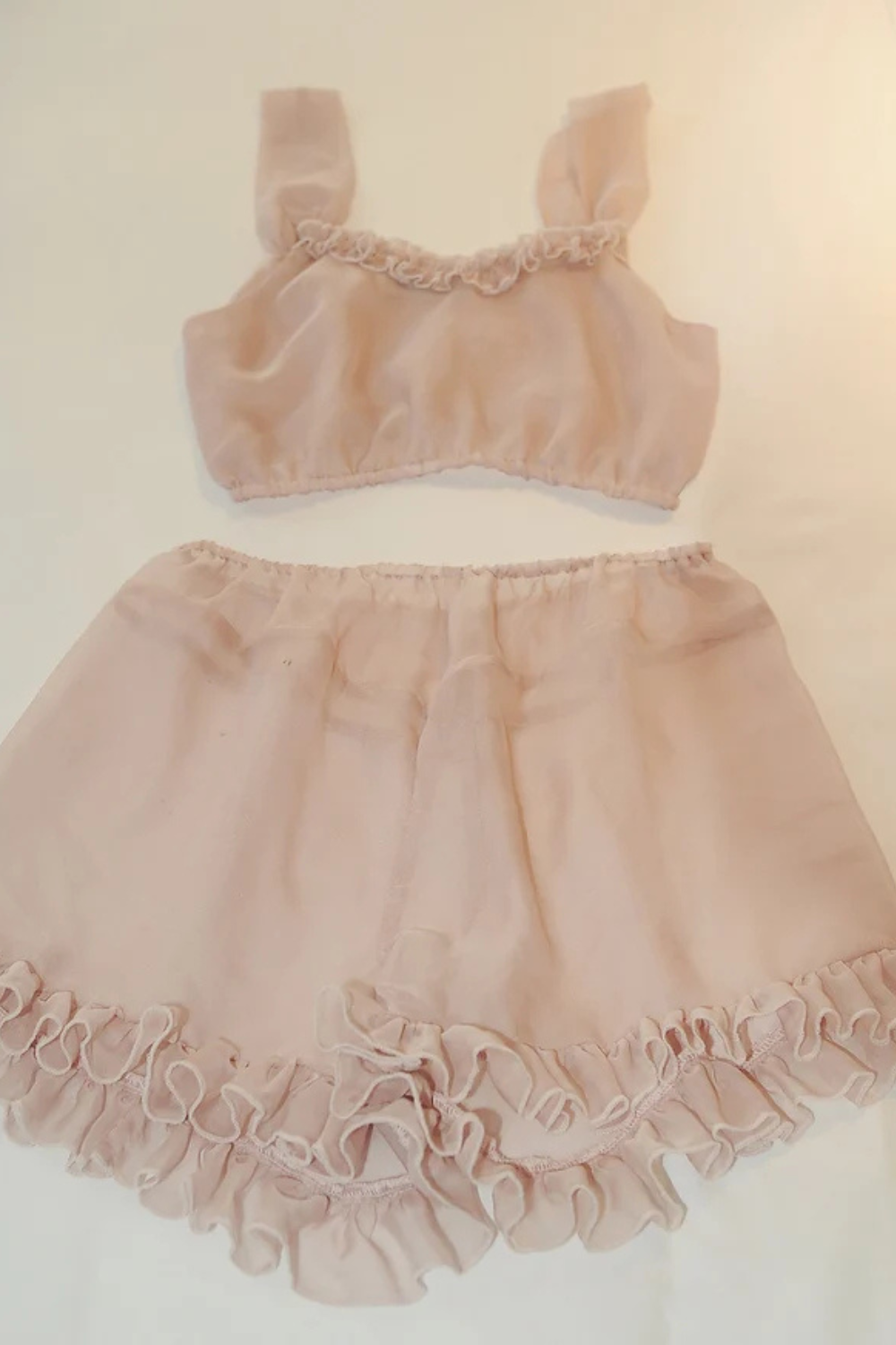 Sheer Silk Lingeries - Silk Tulle sleepwear - Sexy Pajamas Sheer - Honeymoon Gift