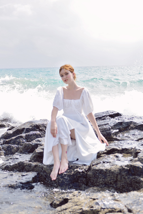 ANNIE Silk Midi Dress