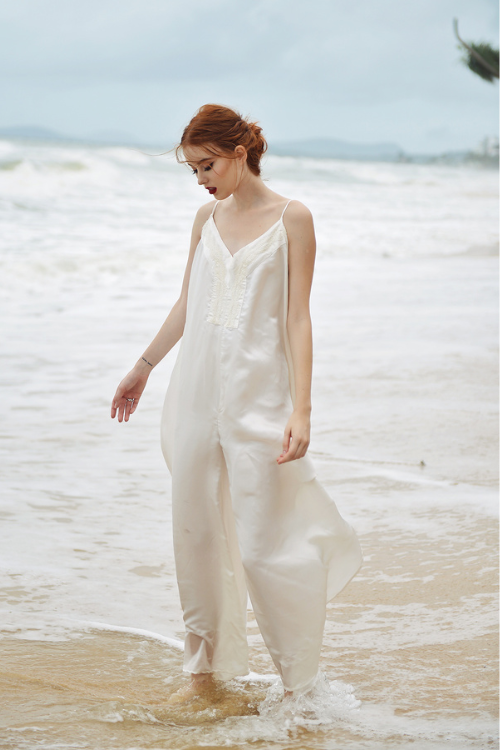 SELENA Silk Jumpsuit