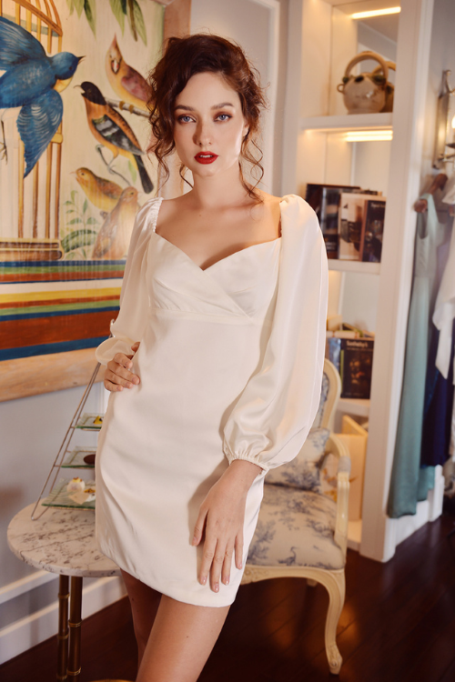 LUNA Silk Mini Dress