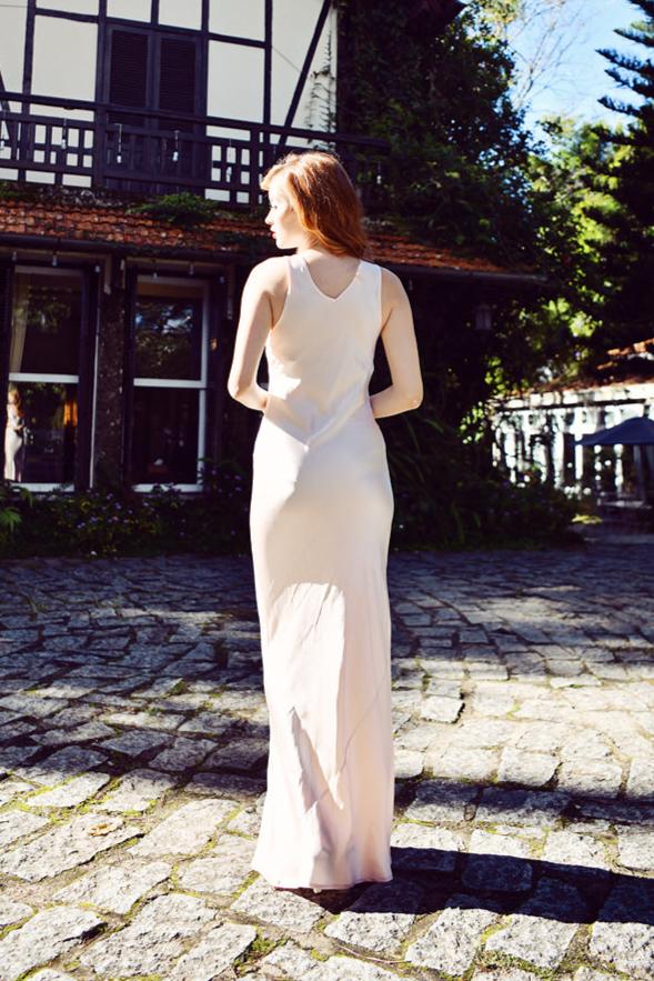 Charmeuse Silk Satin Slip Dress 90s Bias Cut