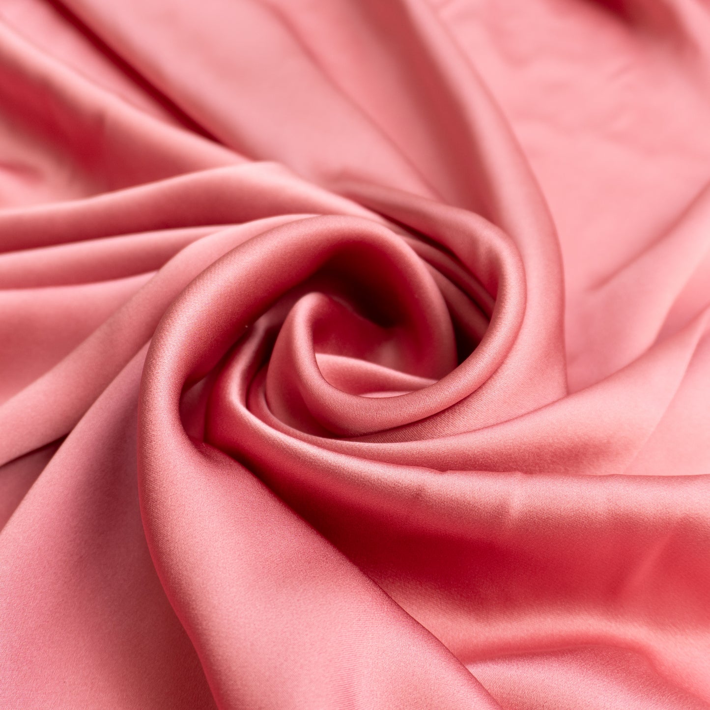 Pure Charmeuse Silk by the yard in Rose