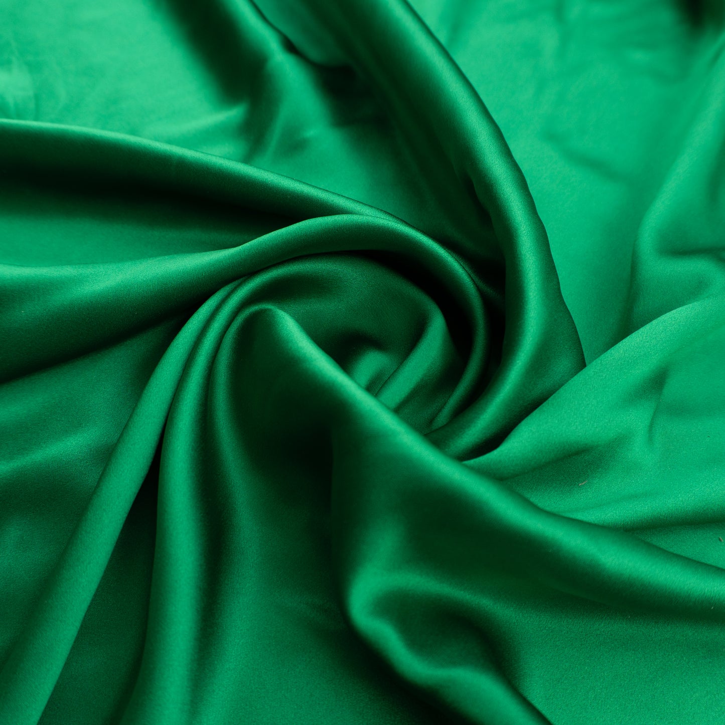 Pure Charmeuse Silk by the yard in Green