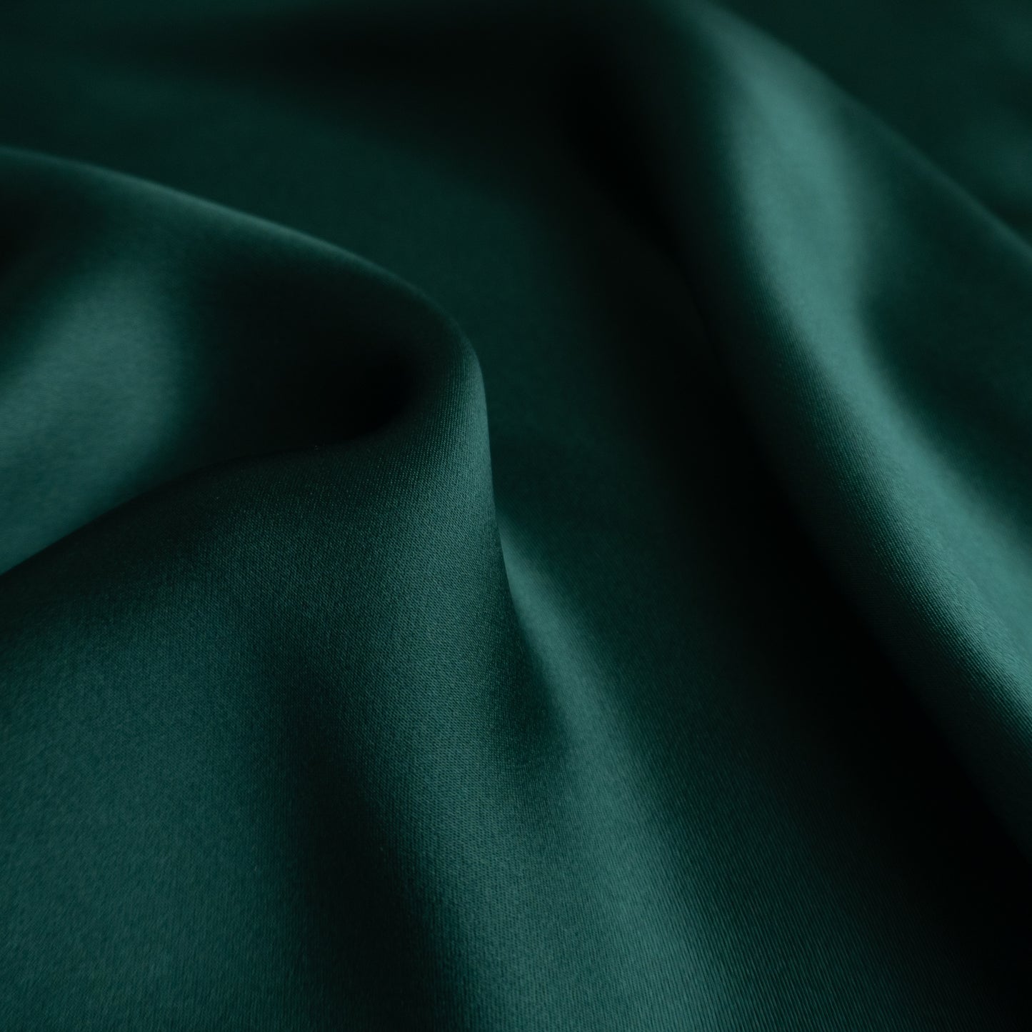 Pure Charmeuse Silk by the yard in Emerald