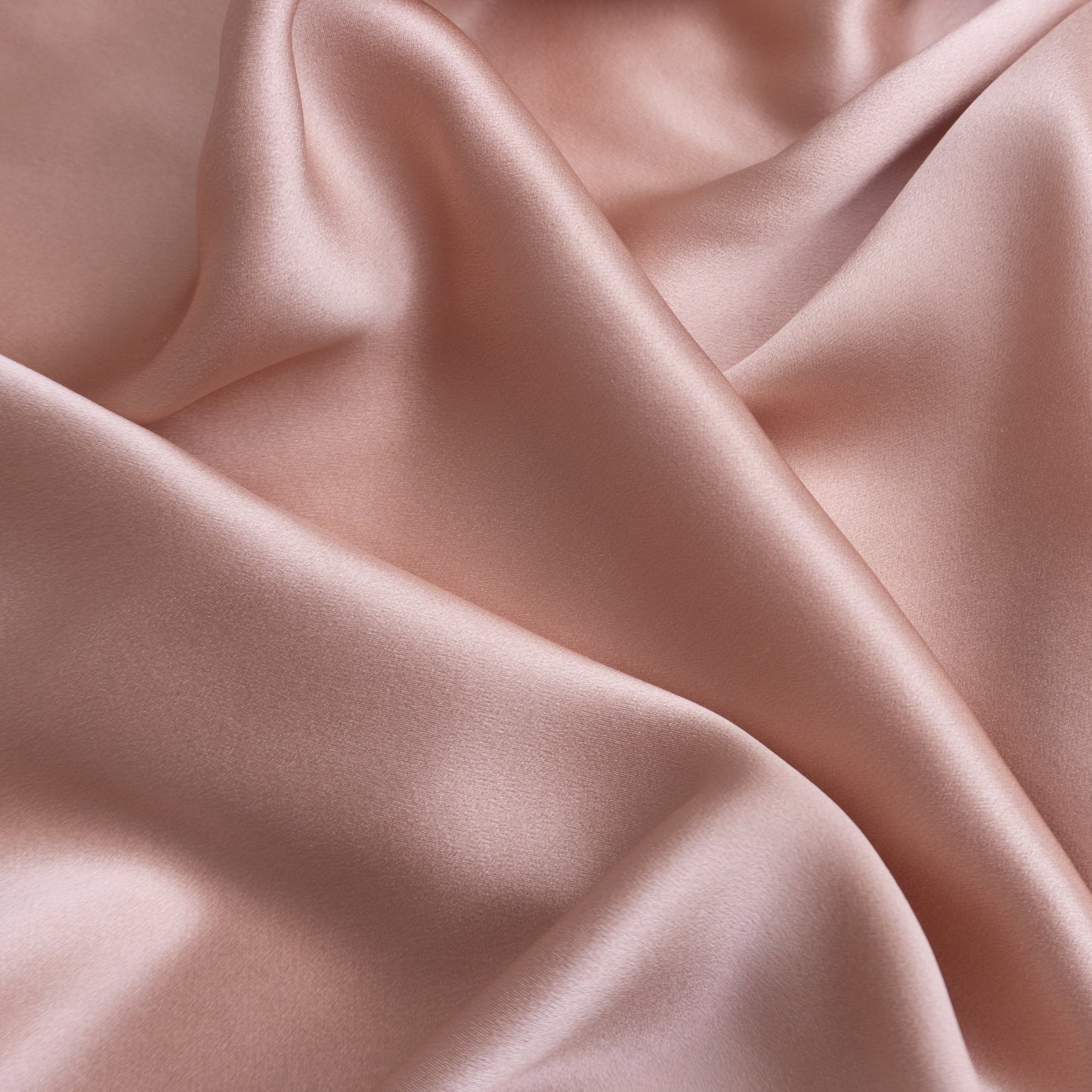 Pure Charmeuse Silk by the yard in Dusty Pink