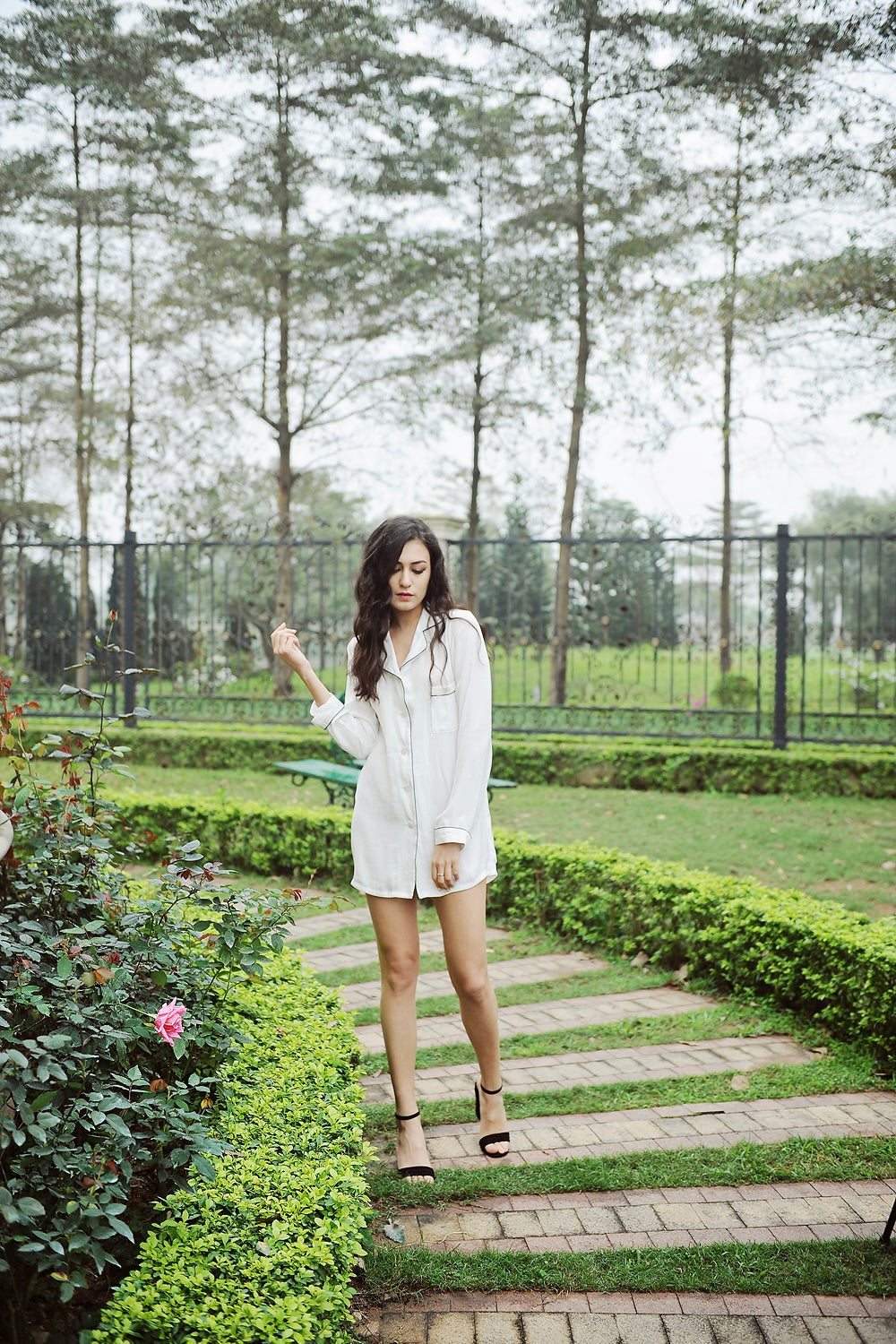 GABRIELLA Silk Shirt Dress