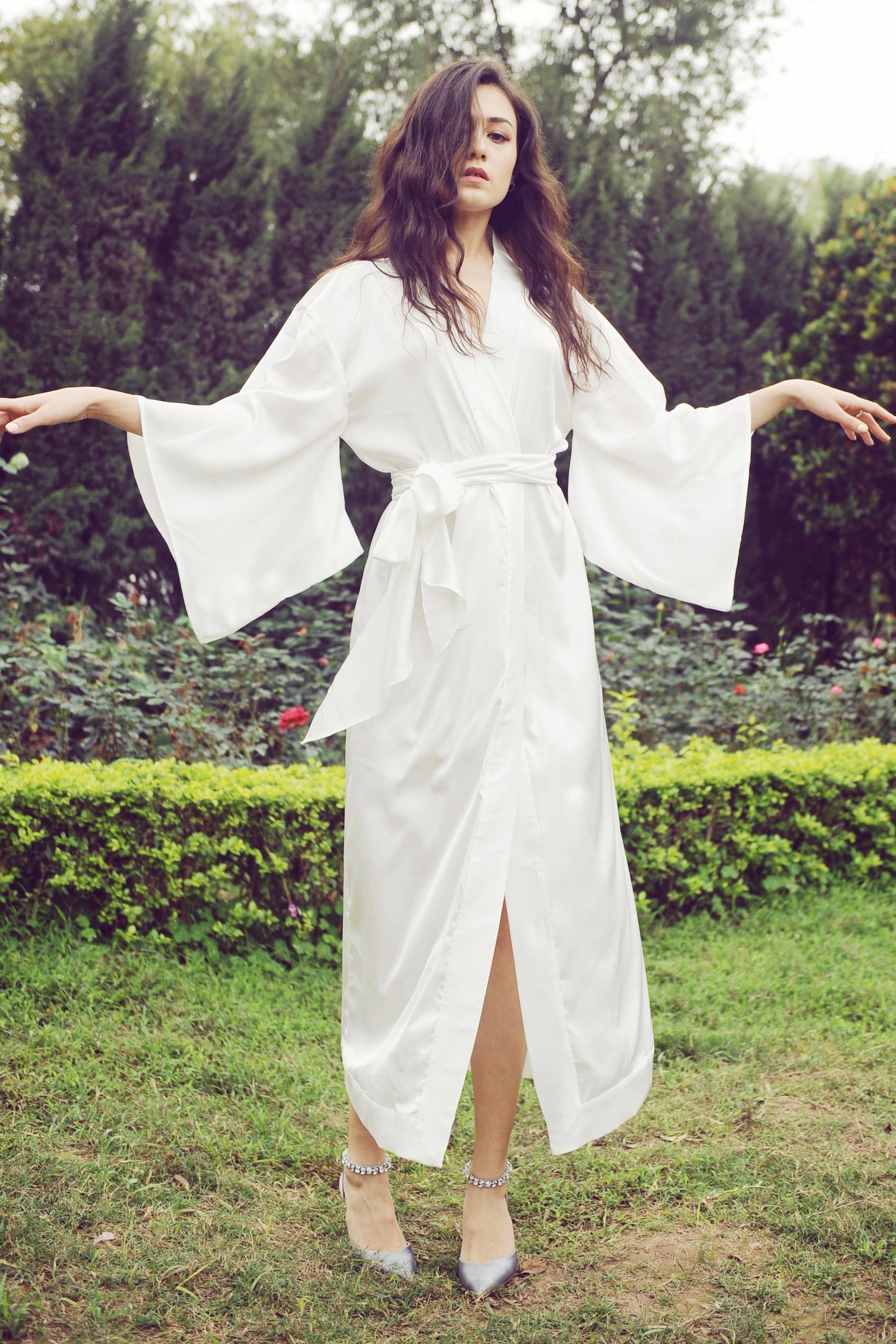 DIANA Silk Kimono Robe