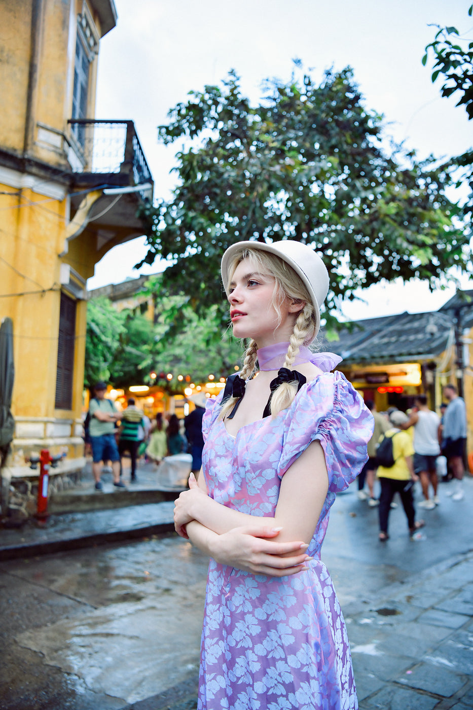 Irisée Midi Heritage Mulberry Silk Dress