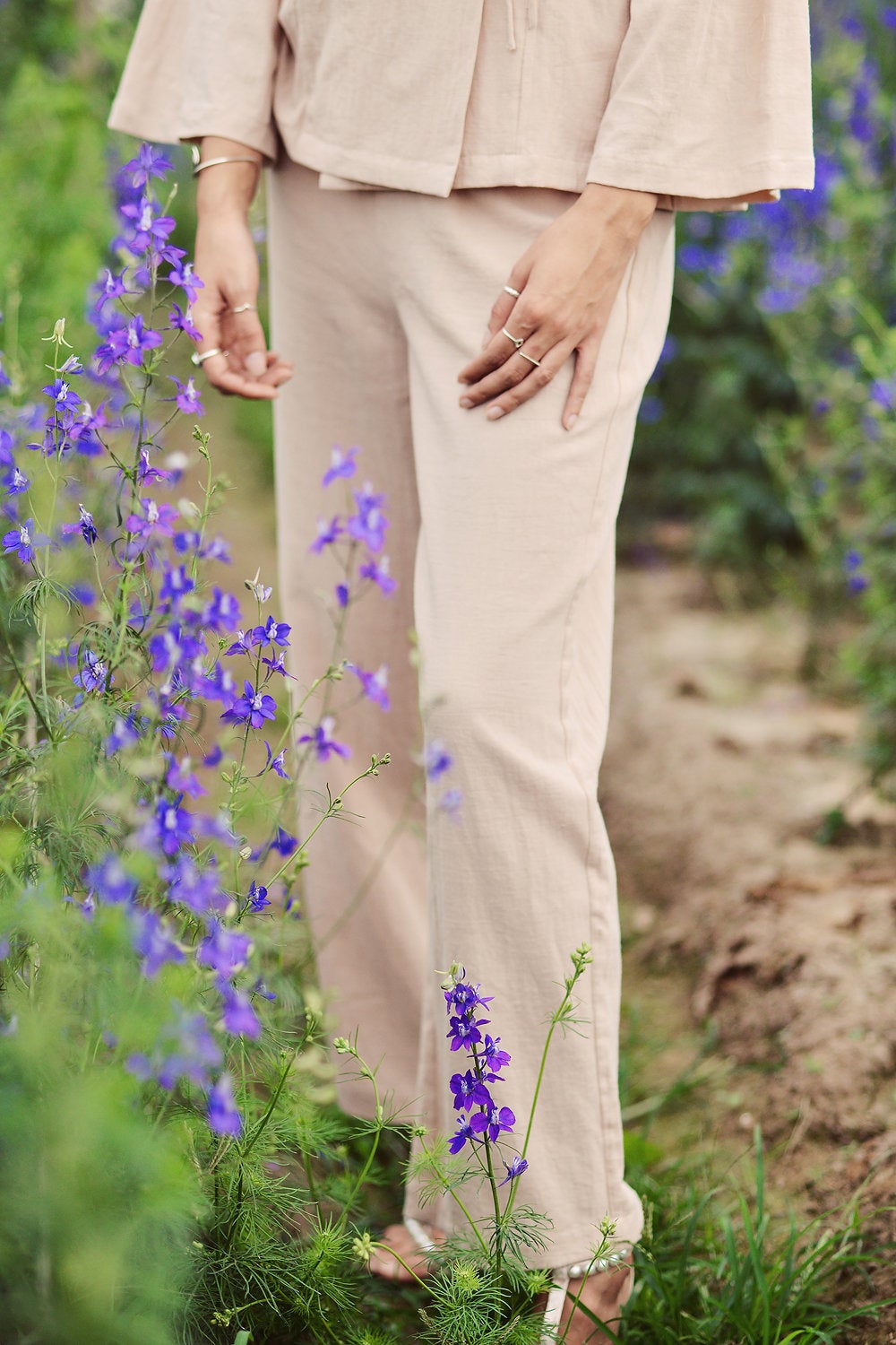 Cotton Kimono Pajamas Set - Women Cotton PJ's - Organic Cotton Homewear