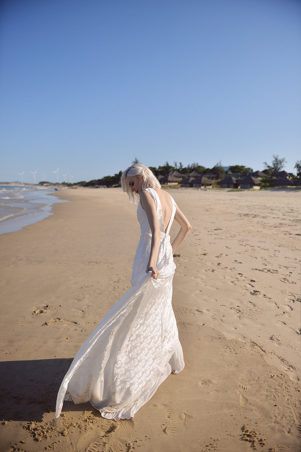 Aline Silk Wedding Dress - Vintage Inspired Gown - Silk Wedding Dress - Pure Silk Dress