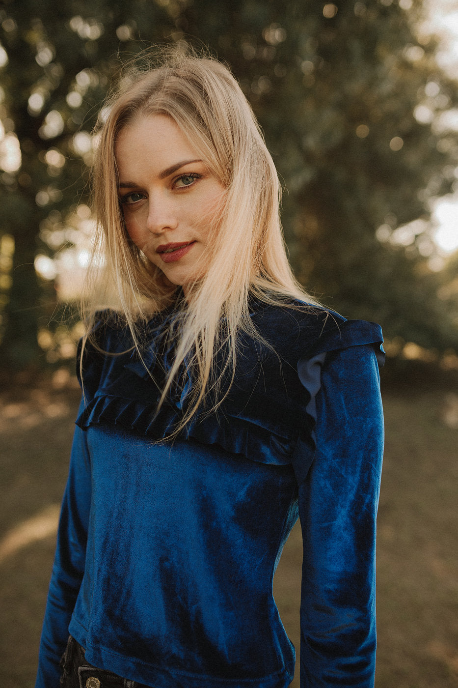 Women Top Blouse - Velvet Blouse Women - Long Sleeve Top
