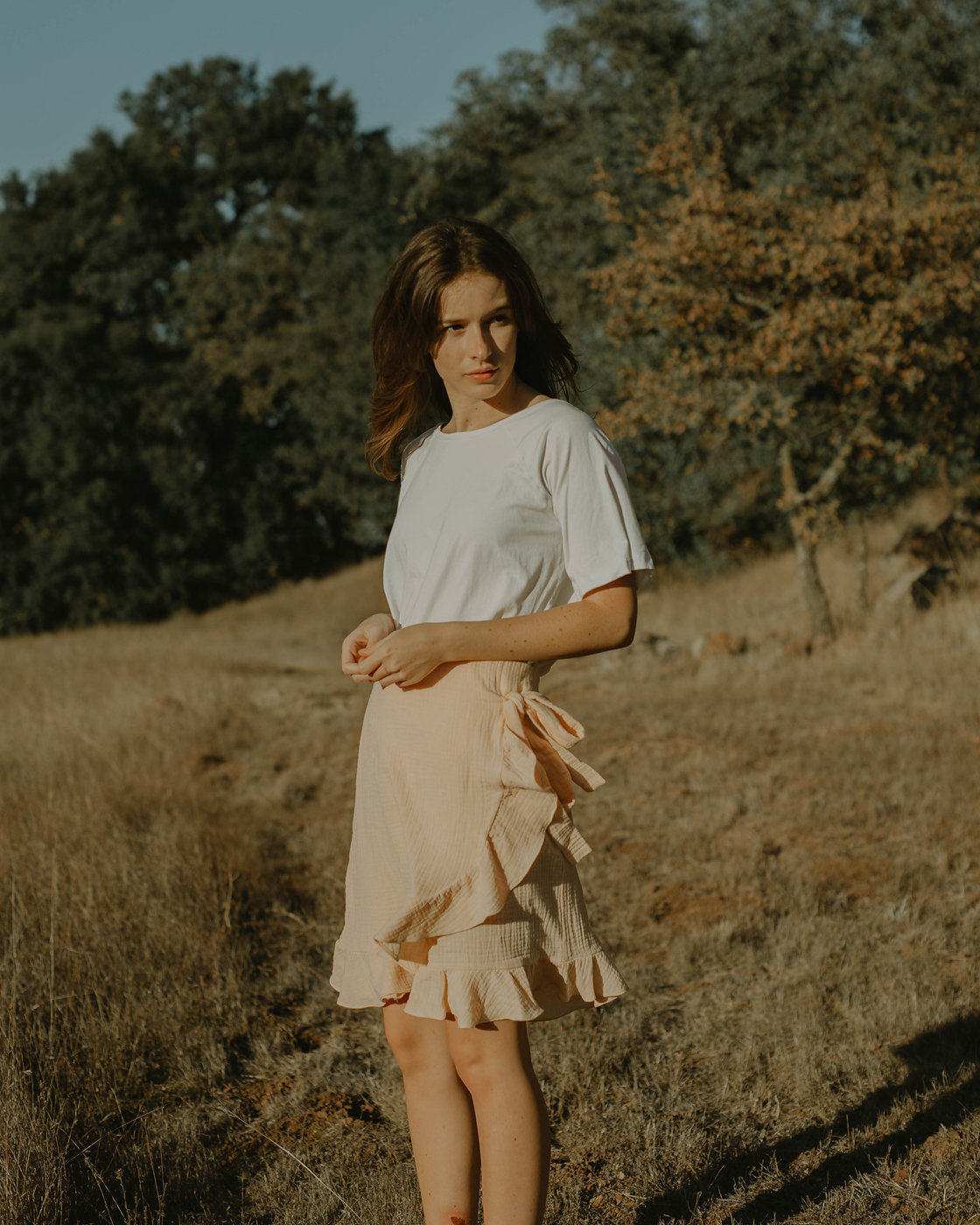 Linen Skirt - Skirt for Women - Wrap Skirt - Natural Clothing
