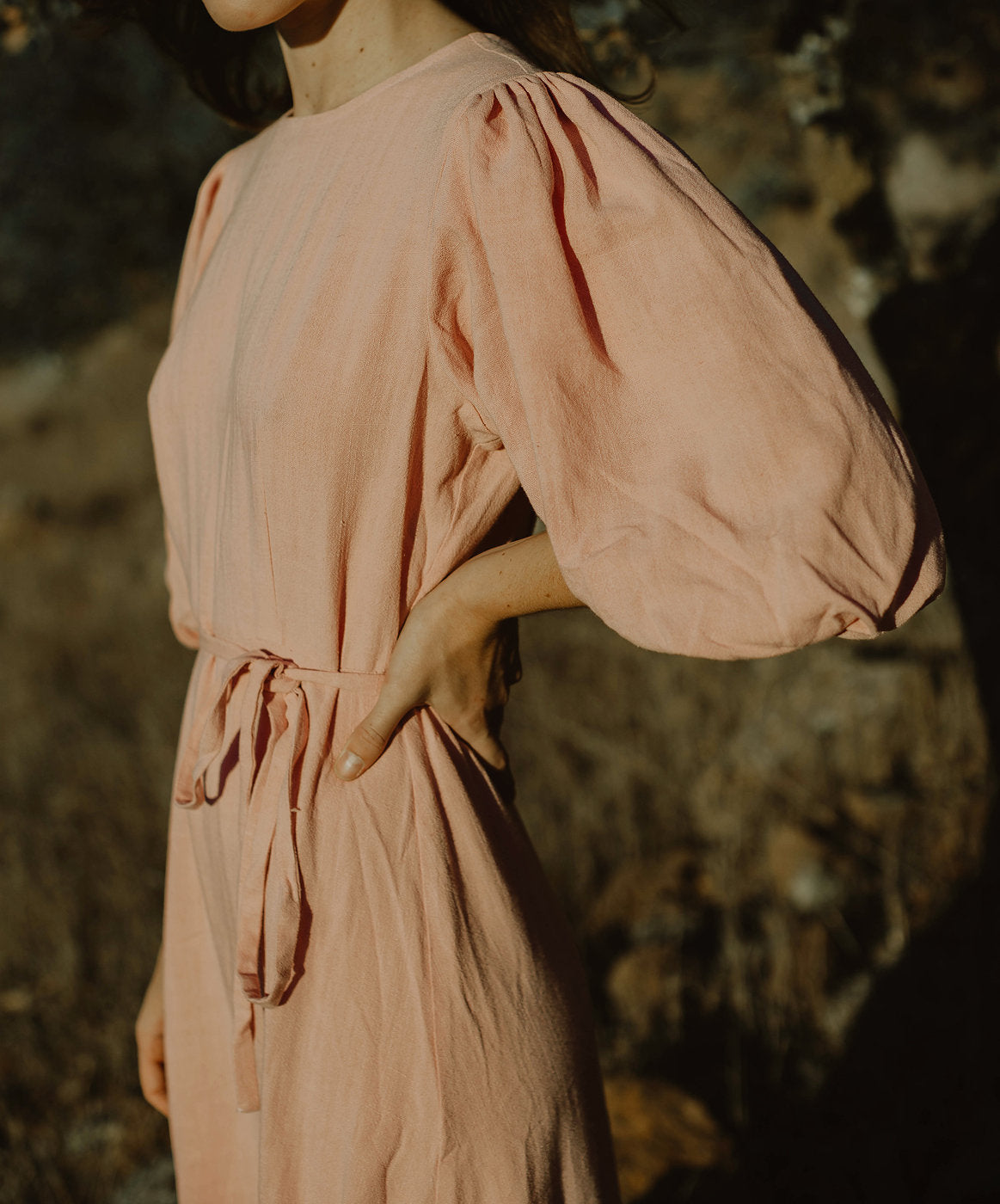Linen Dress Maxi - Linen Dress Big Sleeve - Womens Long Dress