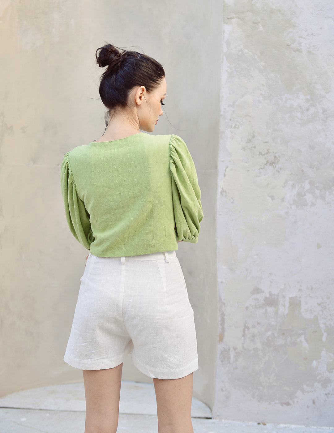 Linen Top Women - Cotton Top - Linen Crop Top