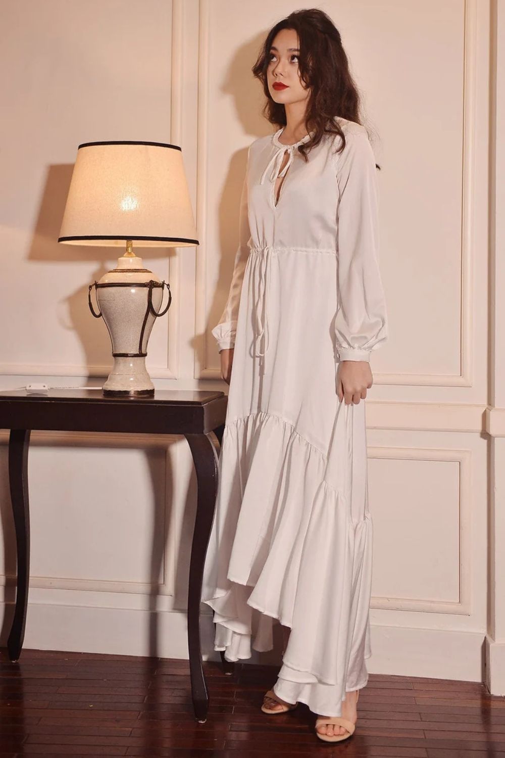 Vintage Inspired Silk Sleeping Gown