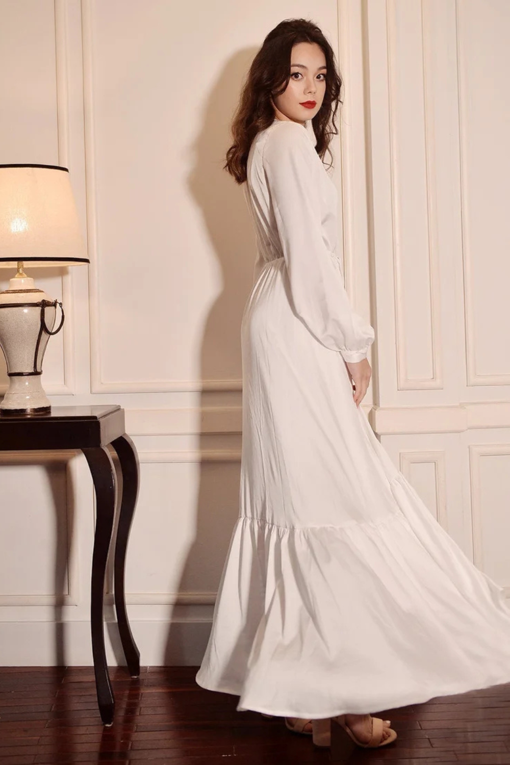 Vintage Inspired Silk Sleeping Gown