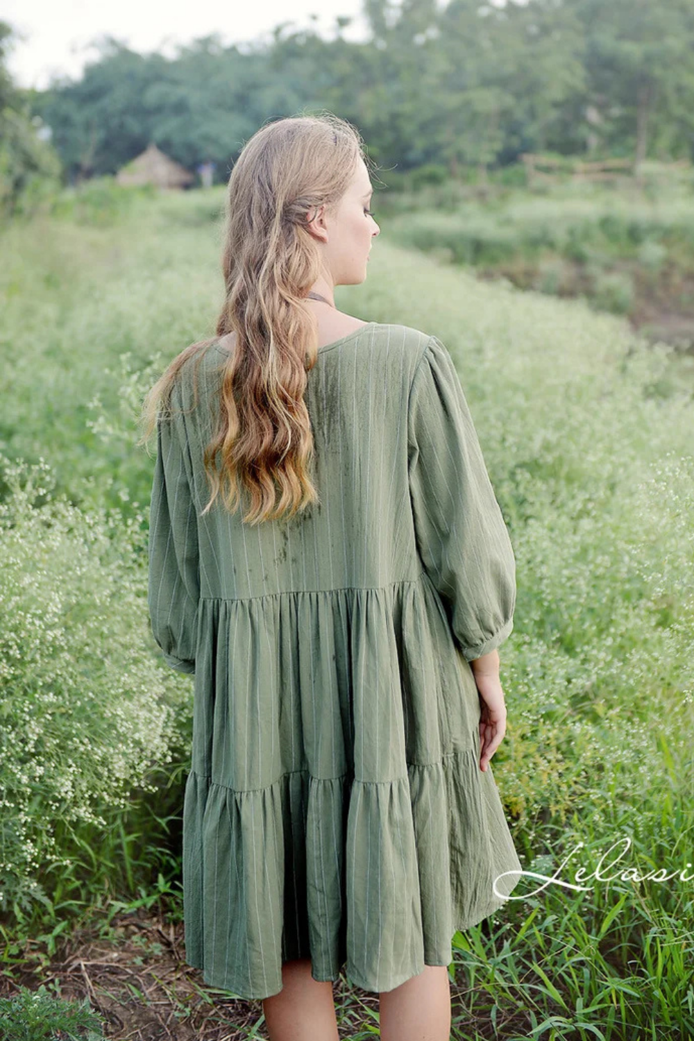 Linen Loose Dress - Summer Women Dress - Organic Clothing - Linen Cotton Dress - Natural Fabric