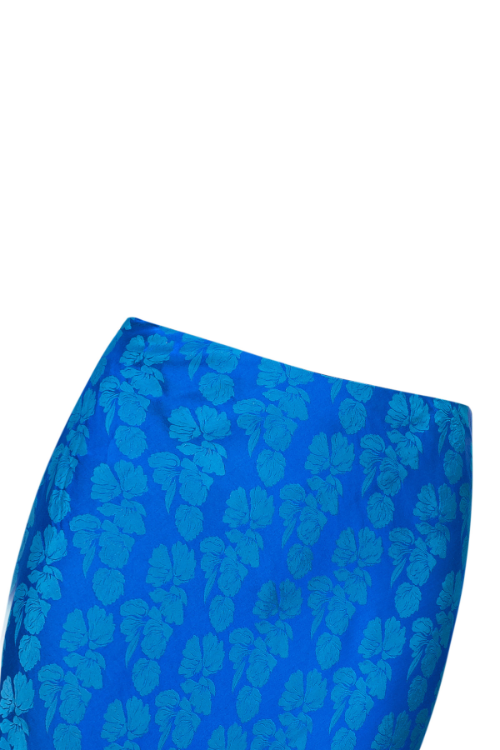 Lazuli Heritage Mulberry Silk Midi Skirt