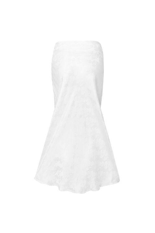 Esmée Heritage Mulberry Silk Midi Skirt