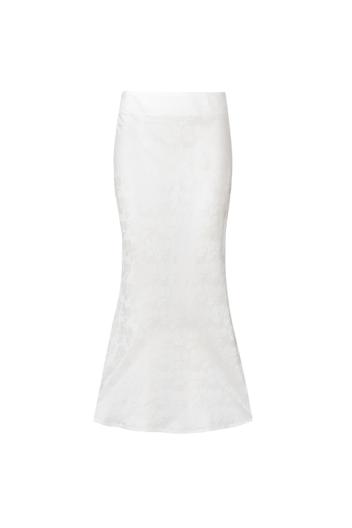 Esmée Heritage Mulberry Silk Midi Skirt