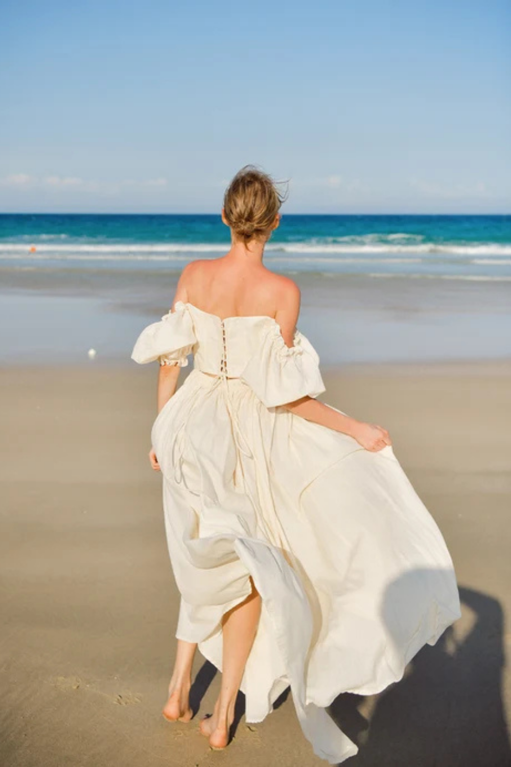 Liliana Linen Corset Dress - Royal Inspired Corset, Regal Aesthetic Garment