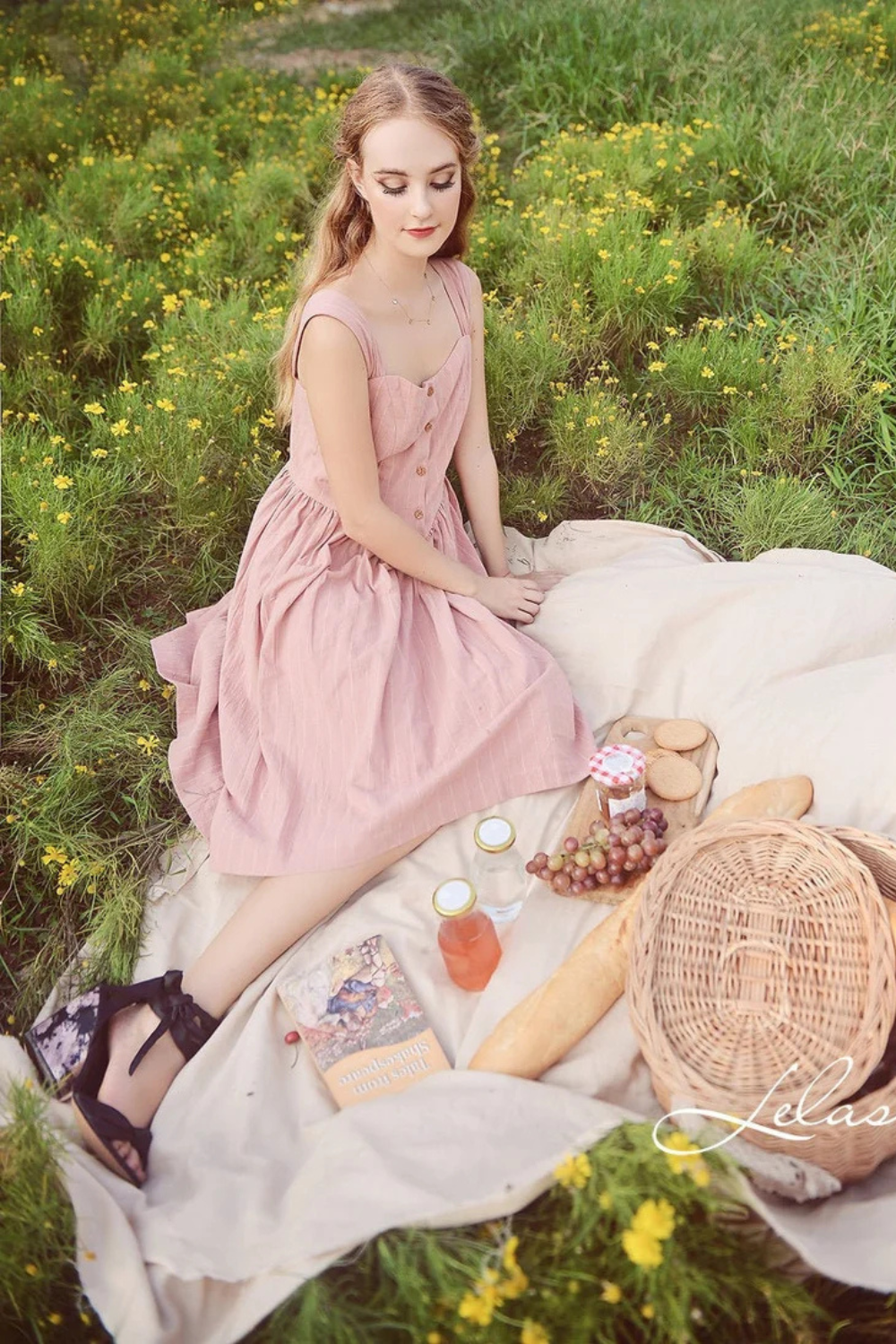 Linen Apron Dress - Cotton Casual Dress - Cotton Summer Dress