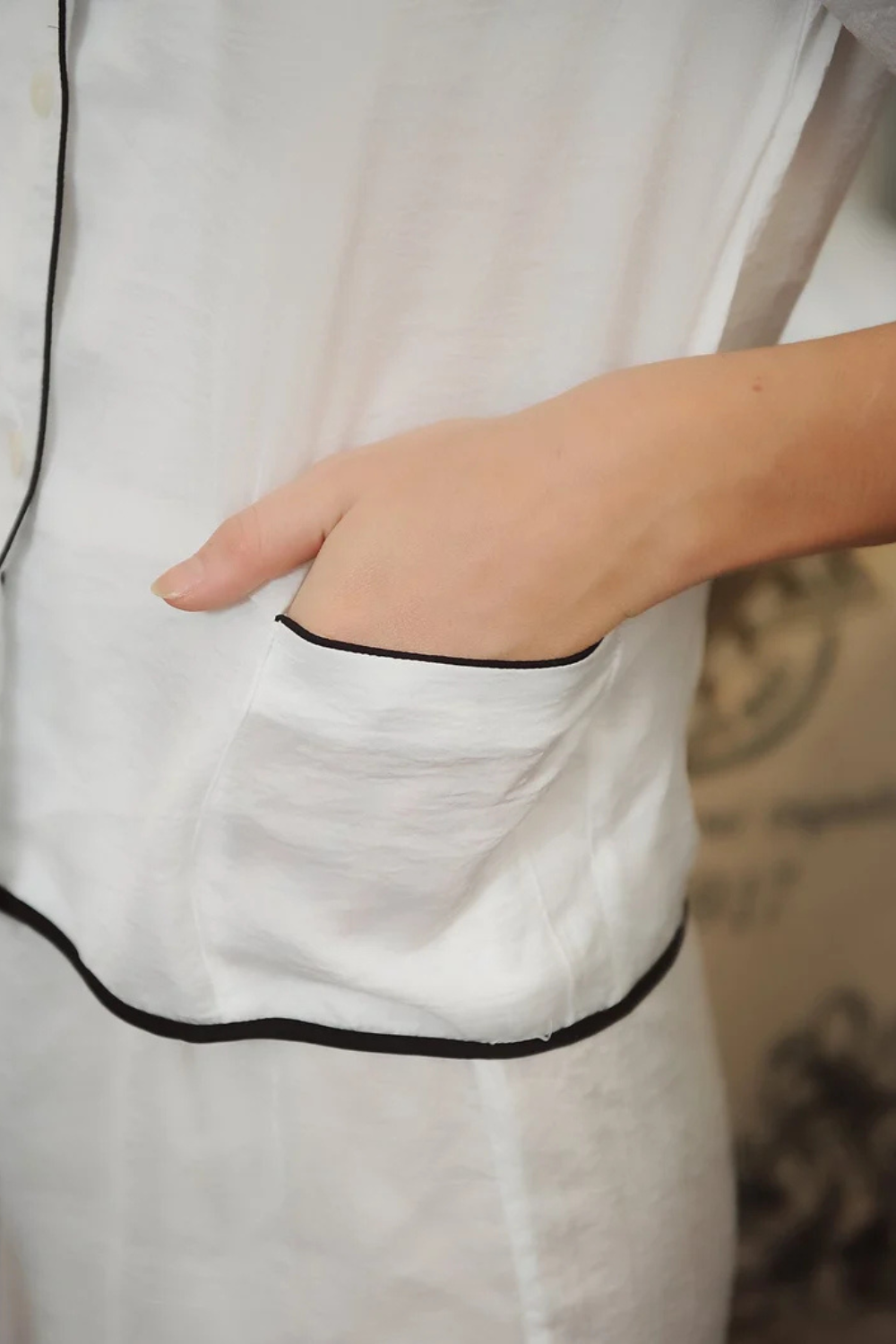 Short Silk PJs Set for Women