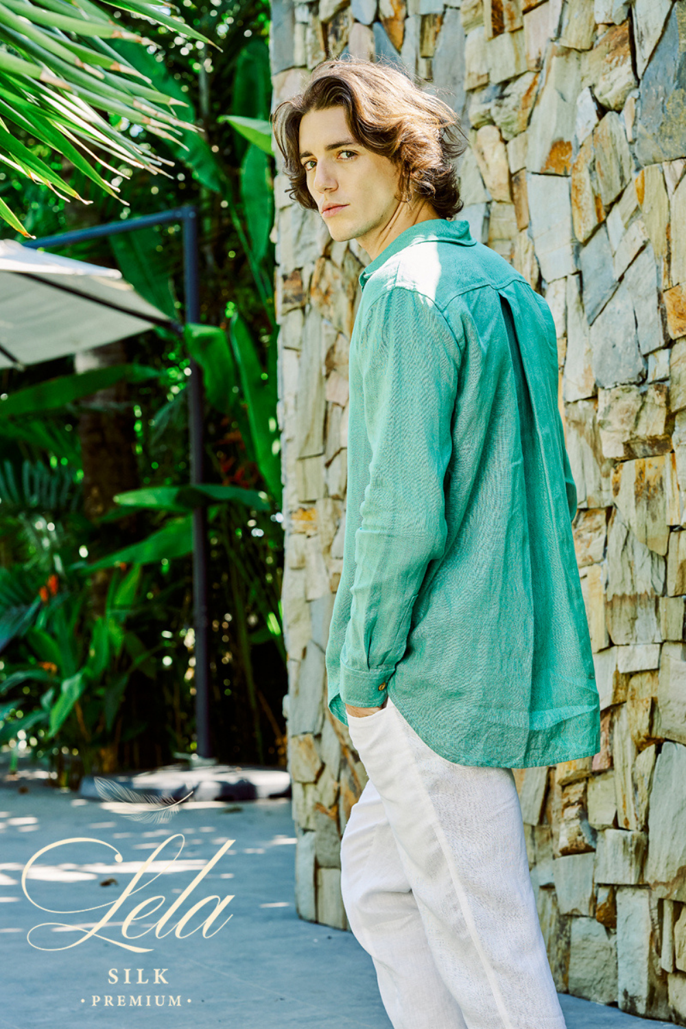 Men Pure Linen Shirt