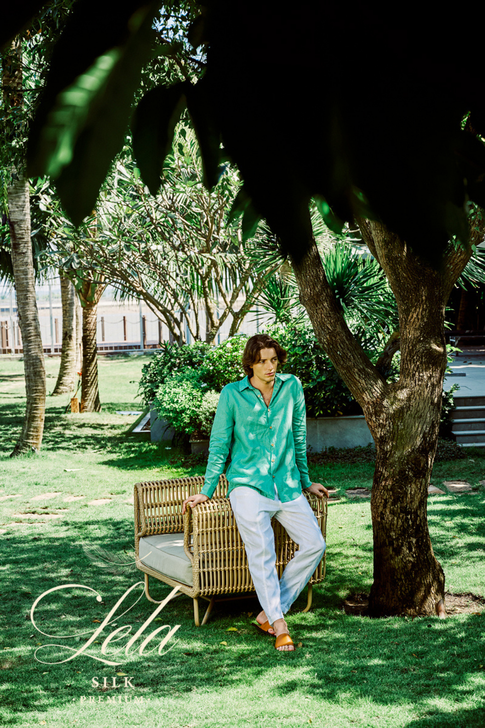 Men Pure Linen Shirt