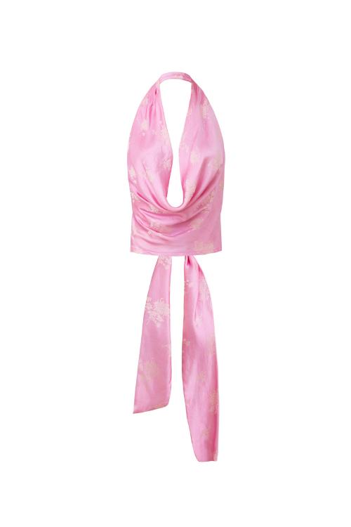Pétale Multiway Heritage Mulberry Silk Top
