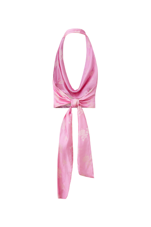 Pétale Multiway Heritage Mulberry Silk Top