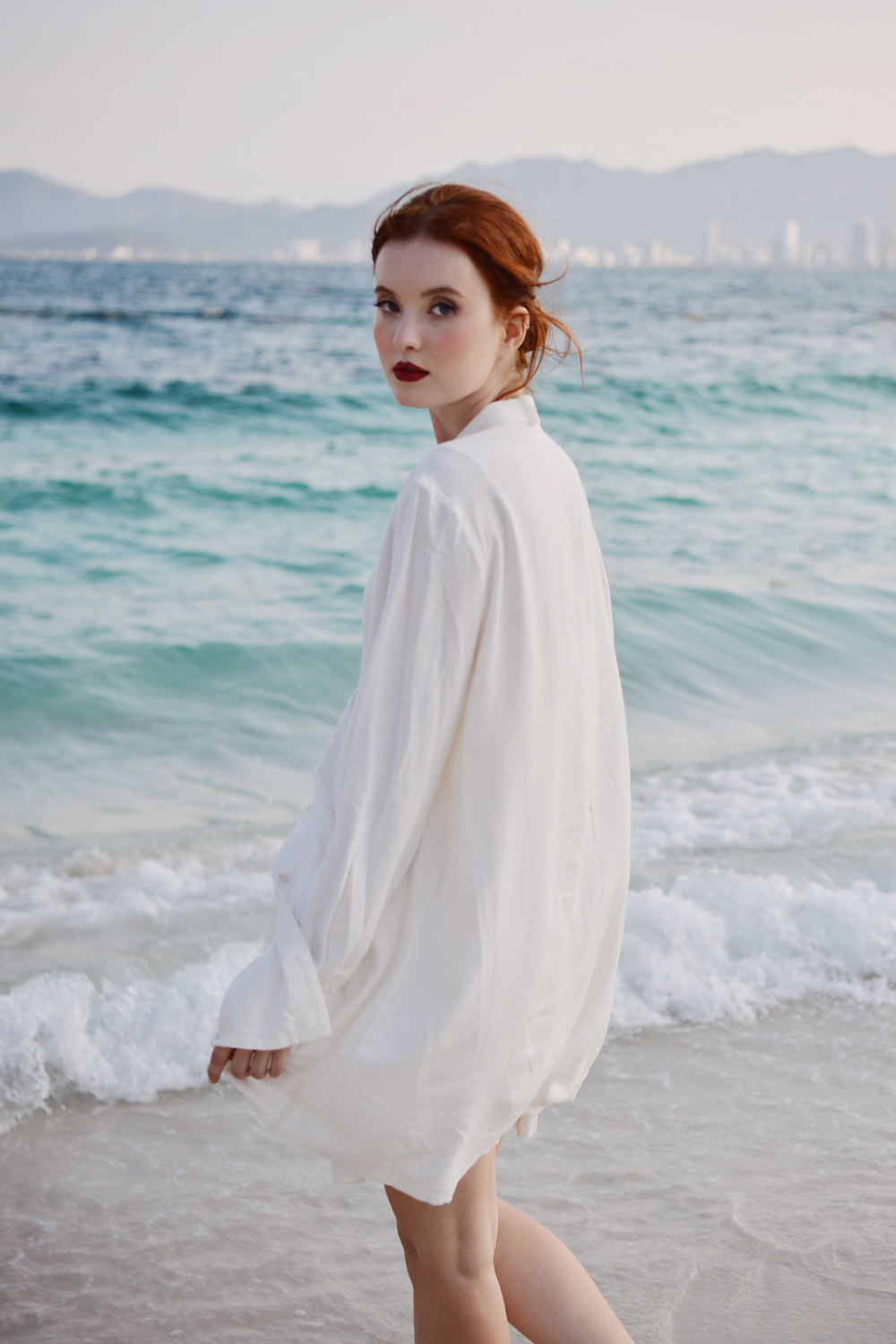 Linen Cotton Shirt Dress for Women
