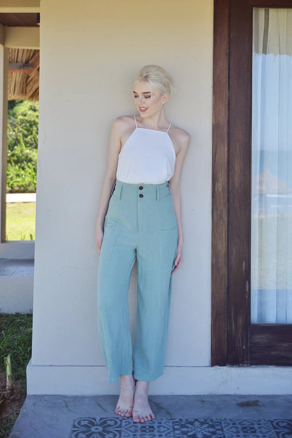 Linen Pants Women - Linen Pants with Pockets - Linen Women Trousers