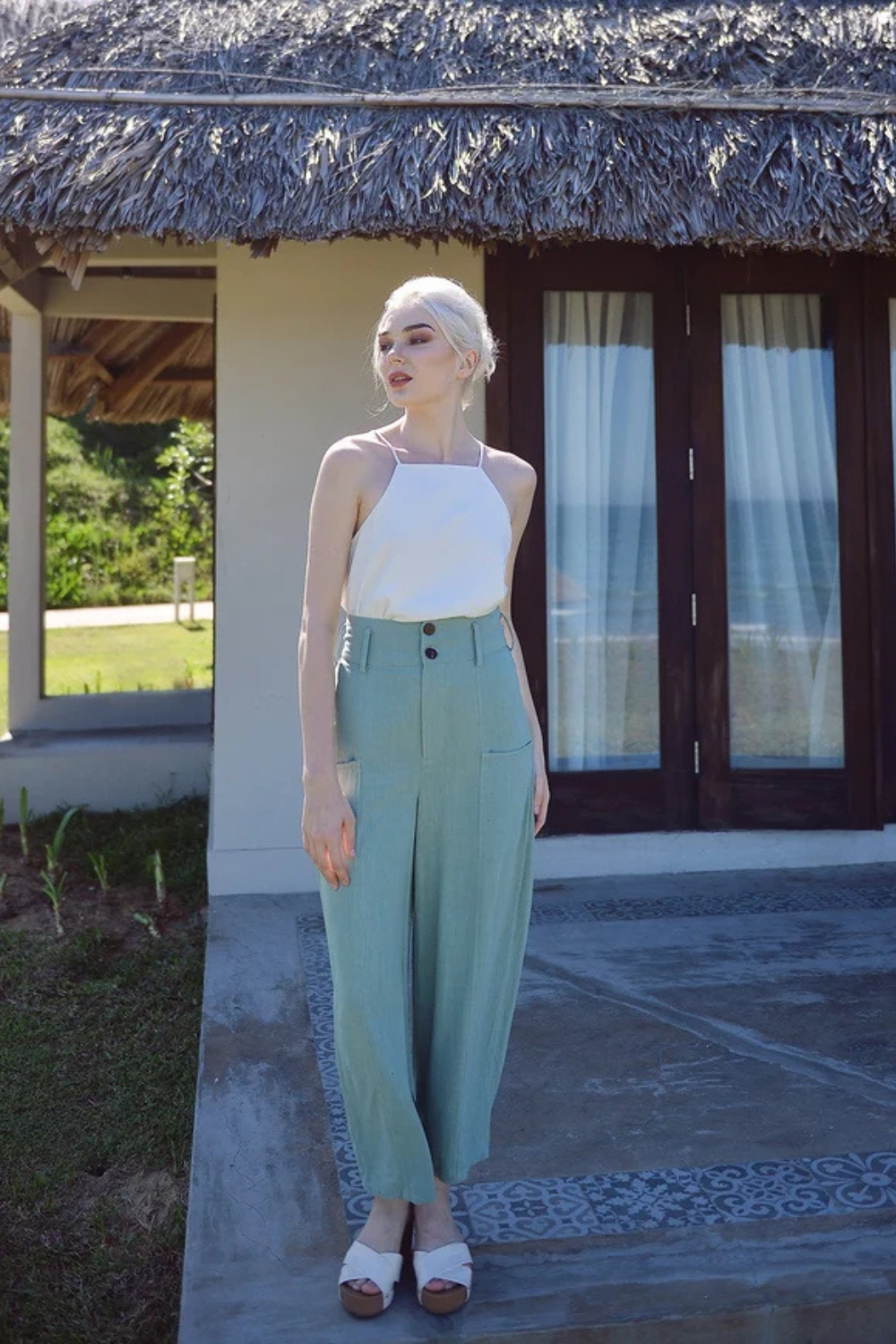 Linen Pants Women - Linen Pants with Pockets - Linen Women Trousers