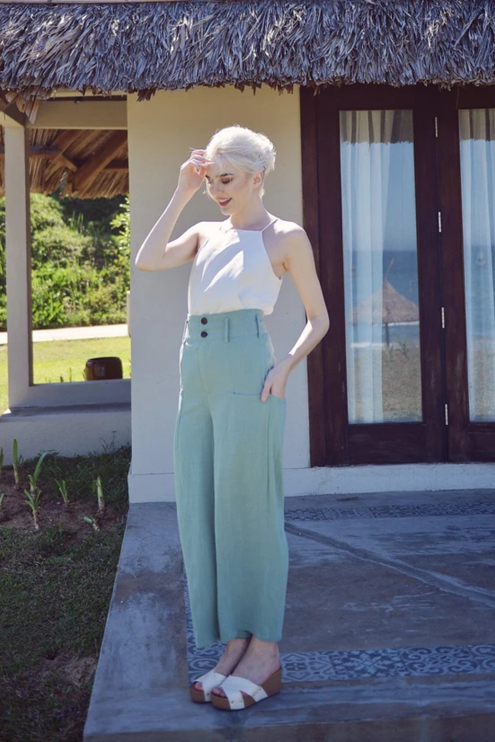 Linen Pants Women - Linen Pants with Pockets - Linen Women Trousers