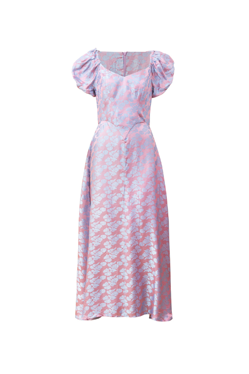 Irisée Midi Heritage Mulberry Silk Dress