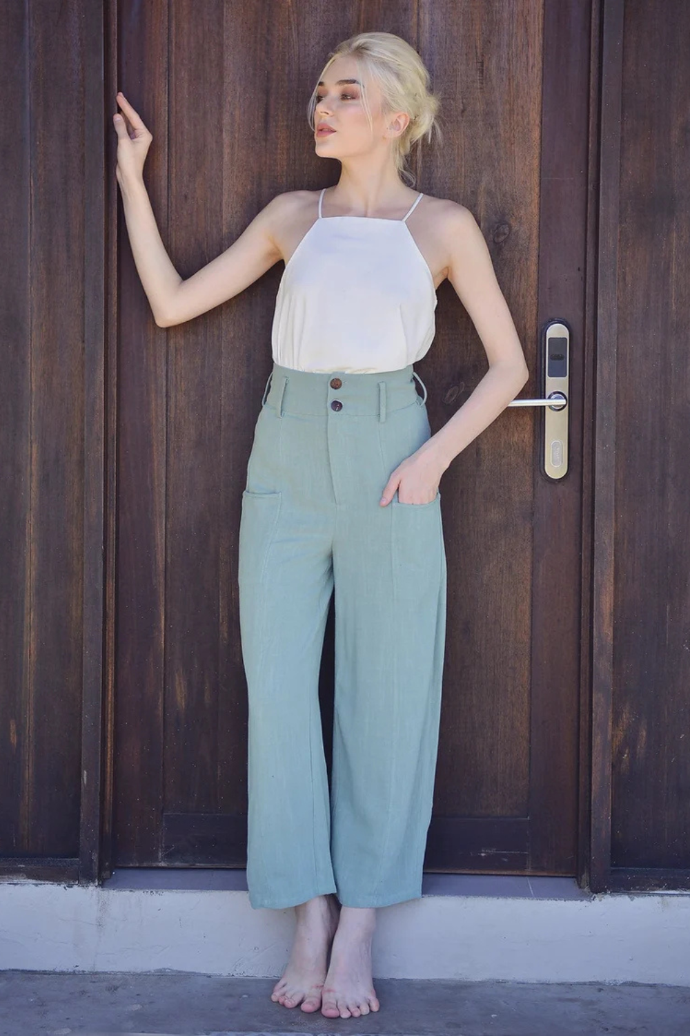 Linen Pants Women - Linen Pants with Pockets - Linen Women Trousers