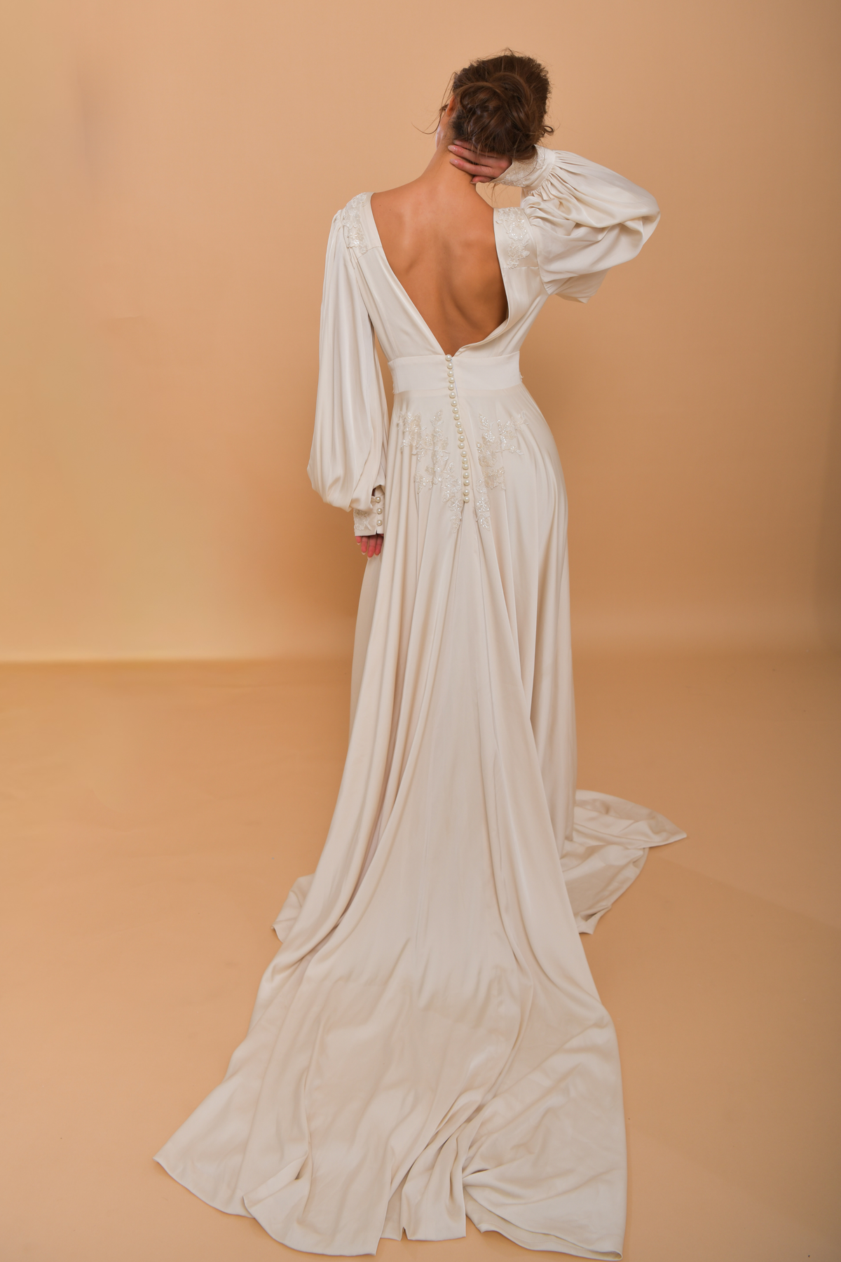 The HELENA Silk Wedding Gown
