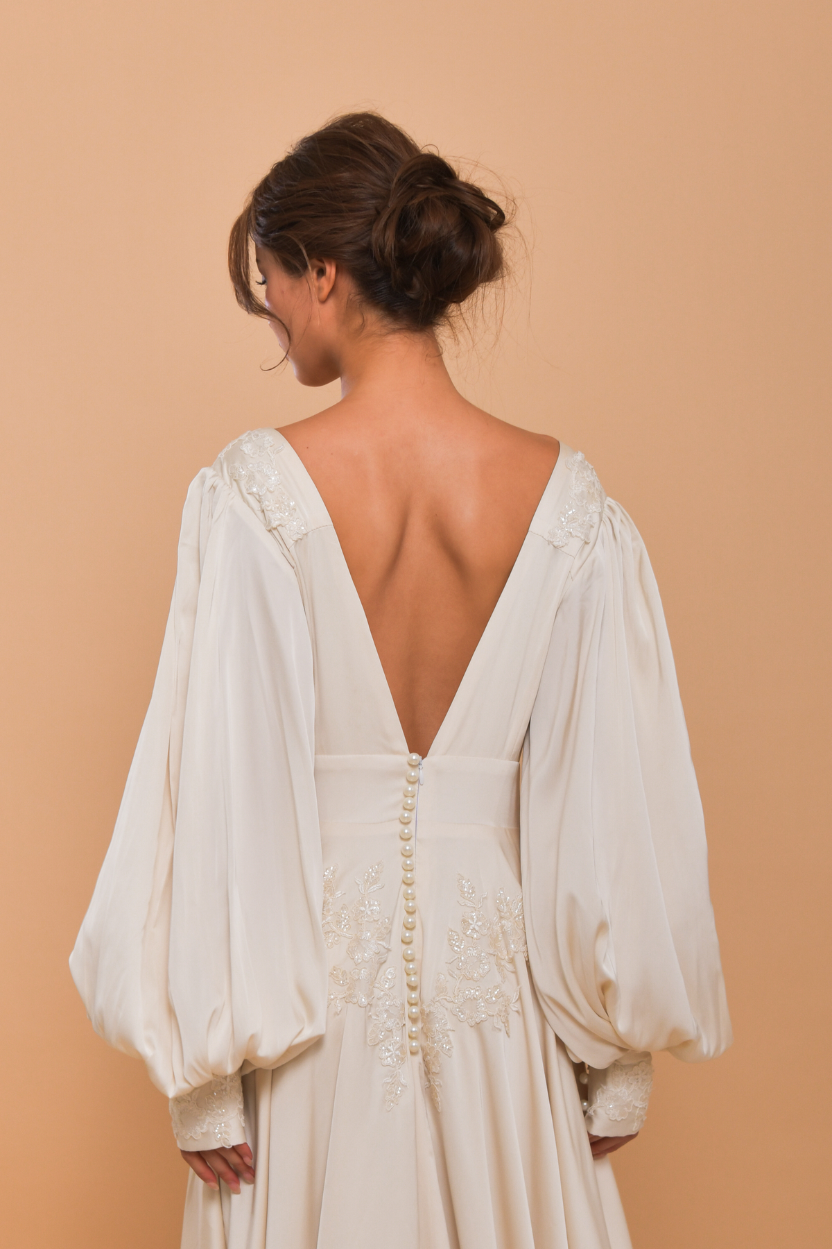 The HELENA Silk Wedding Gown