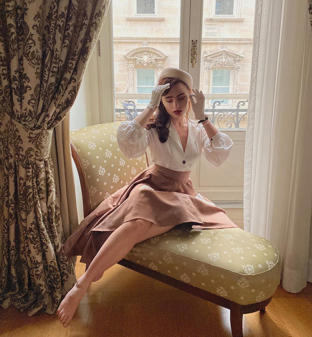 1940s Inspired Linen Blouse