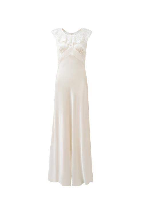 Blanche Heritage Mulberry Silk Maxi Dress