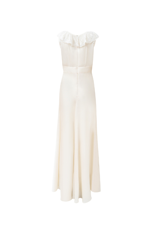 Blanche Heritage Mulberry Silk Maxi Dress