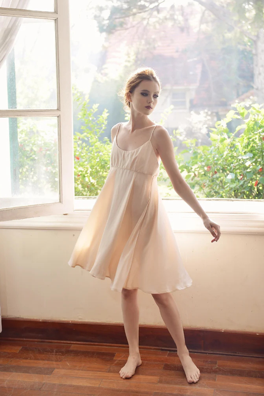 Slip Dress - Slip Dress Women - Mini Silk Dress