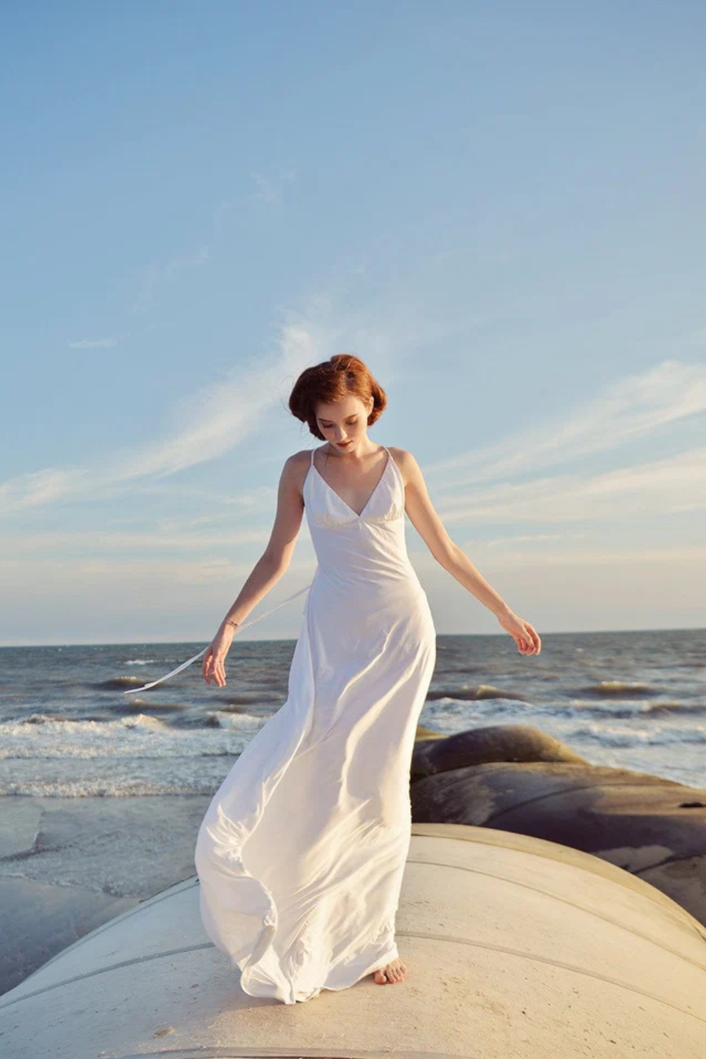 Low Back Silk Maxi Gown